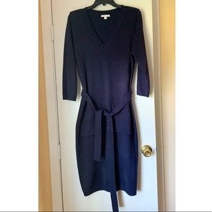 New York & Company V Neck Sweater Dress